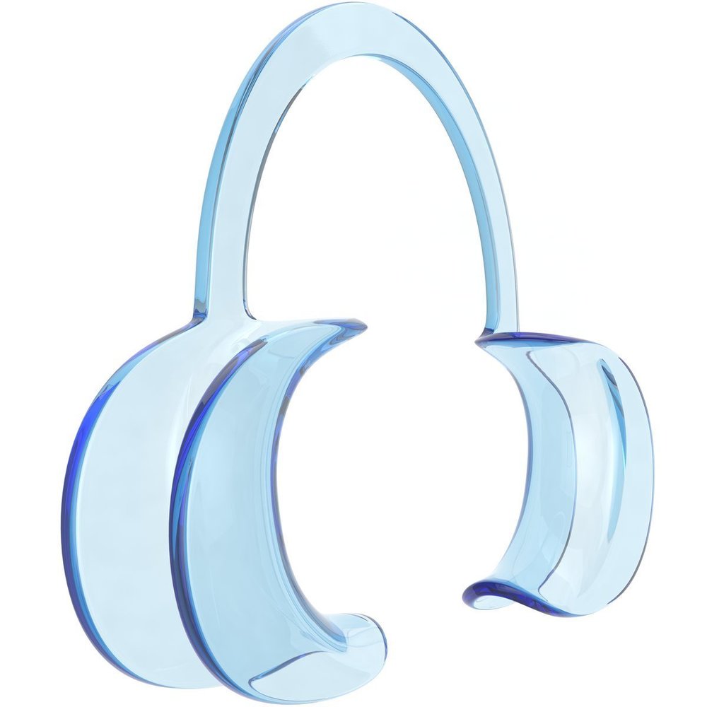 BDStyle Cheek Retractor Blue Dental Mouth Gag - - Bondage Gags and Bits