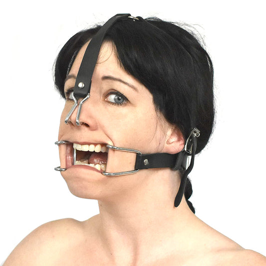 BDStyle Hook Claw Mouth Spreader & Nose Hook - Bondage Gags and Bits