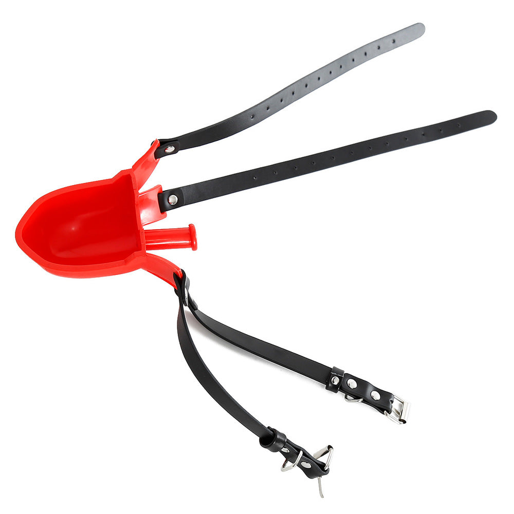 BDStyle Cup Uro Pissotiere BDSM Play Mouth Gag - - Bondage Gags and Bits