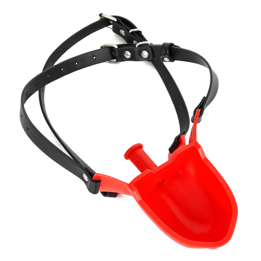 BDStyle Cup Uro Pissotiere BDSM Play Mouth Gag - - Bondage Gags and Bits