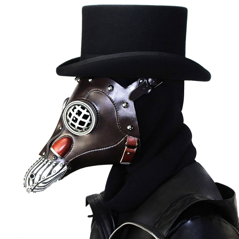 BDStyle Plague Doctor Gothic Bird Beak Bondage Mask - - Masks And Blindfolds