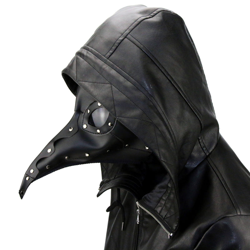BDStyle Black Plague Doctor Mask Gothic Long Nose Bird Beak - Default Title - Masks And Blindfolds