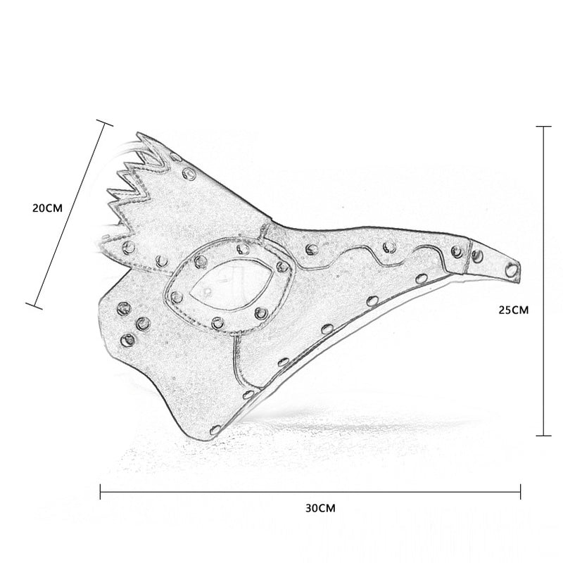 BDStyle Black Plague Doctor Mask Gothic Long Nose Bird Beak - - Masks And Blindfolds