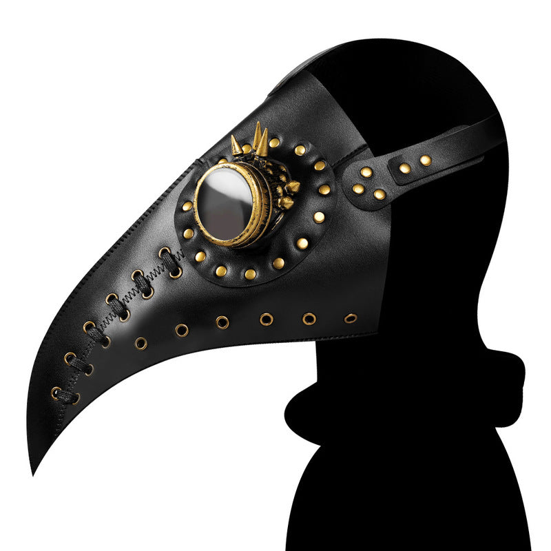 BDStyle Steampunk Stitch Rivets Beak Mask - - Masks And Blindfolds