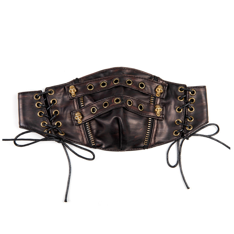 BDStyle Steampunk Strappy Skull Splice Mask - - Masks And Blindfolds