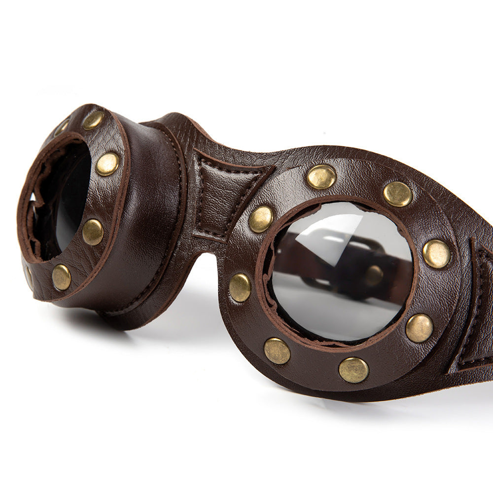 BDStyle Steampunk Cosplay Motorcycle Goggles - - Masks And Blindfolds