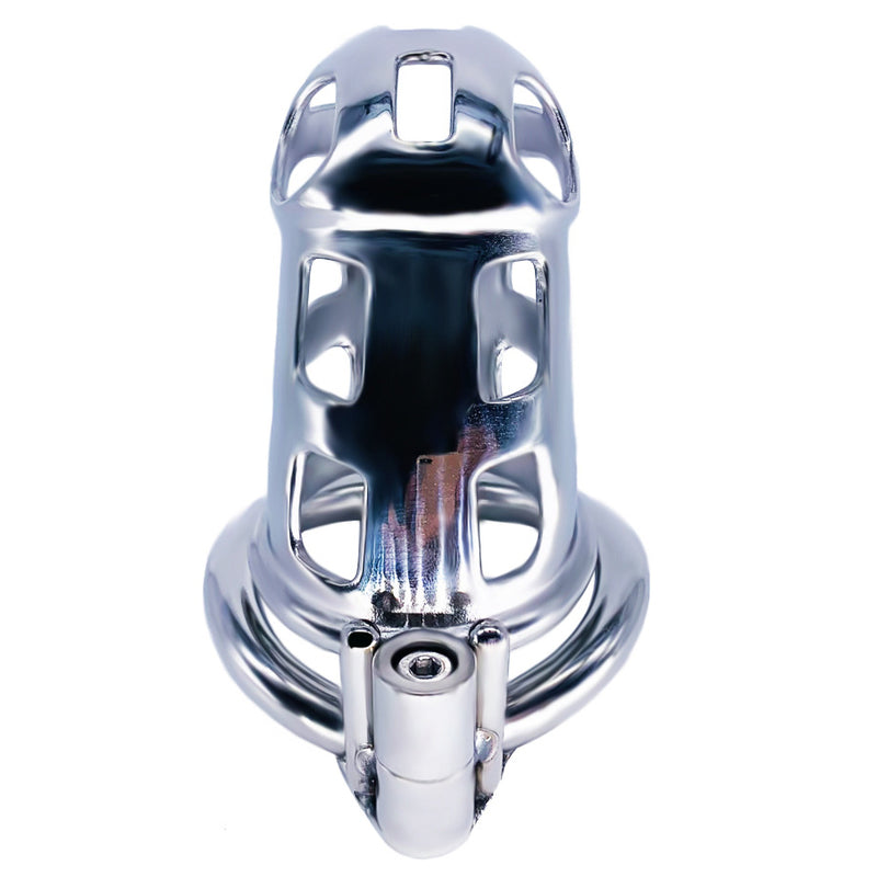 BDStyle Metal Cobra Lock Cage Large Fit - Male Chastity