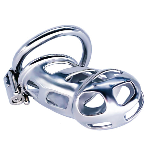 BDStyle Metal Cobra Lock Cage Large Fit - Male Chastity