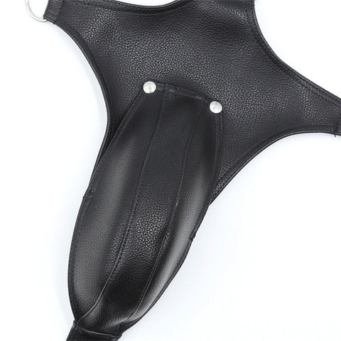 BDSM Open Cock Harness - His Fetish