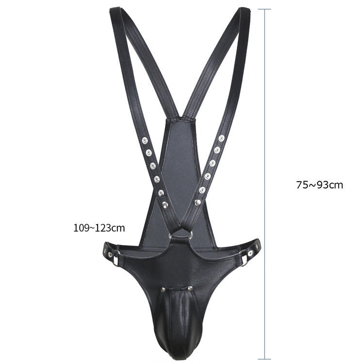 BDSM Open Cock Harness - His Fetish