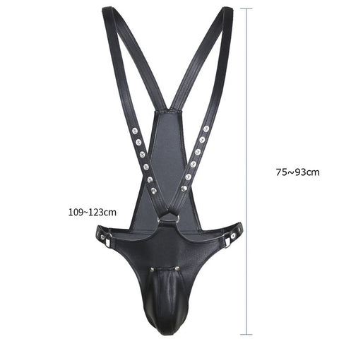 BDSM Open Cock Harness - His Fetish