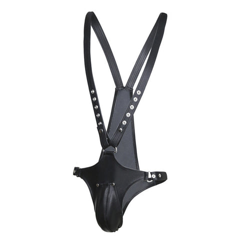 BDSM Open Cock Harness - His Fetish