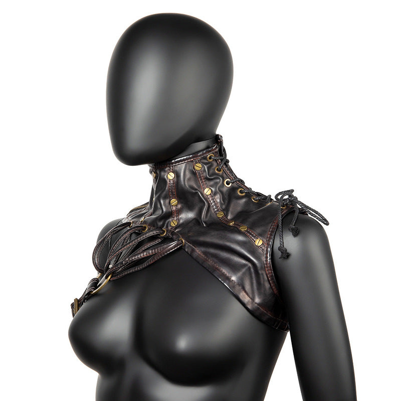 BDStyle Gothic Shrug Rustic Shoulder Wrap Choker Cape - - Cuffs And Restraints