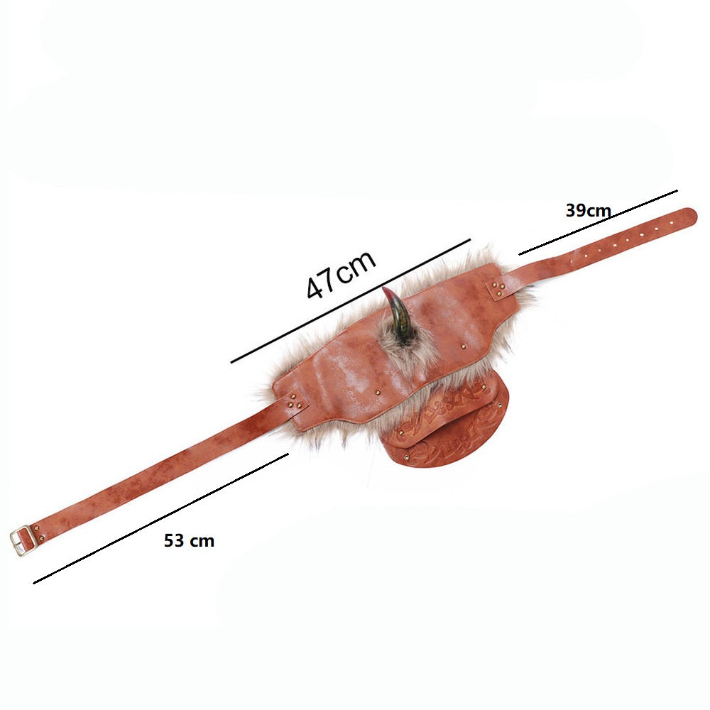 BDStyle Mens Horned Shoulder Armor Fetish Wear - - Cuffs And Restraints