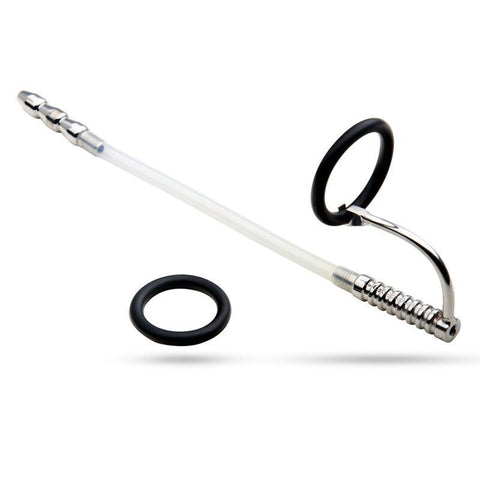 Marfan Penis Plug With Glans Ring - Penis Plugs