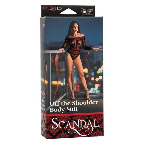 Scandal Off The Shoulder Body Suit By California Exotics - Hosiery
