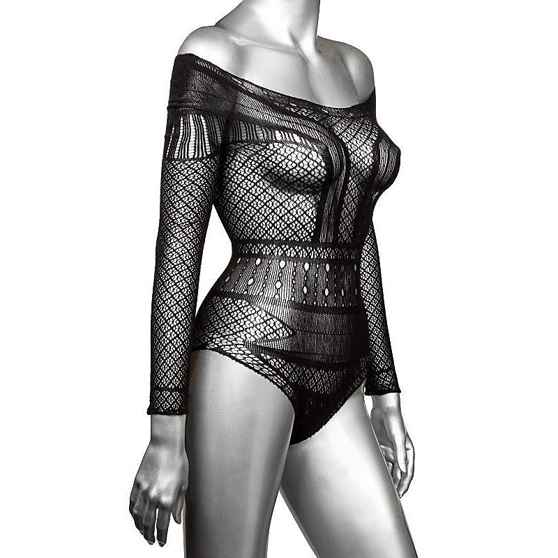 Scandal Off The Shoulder Body Suit By California Exotics - Hosiery