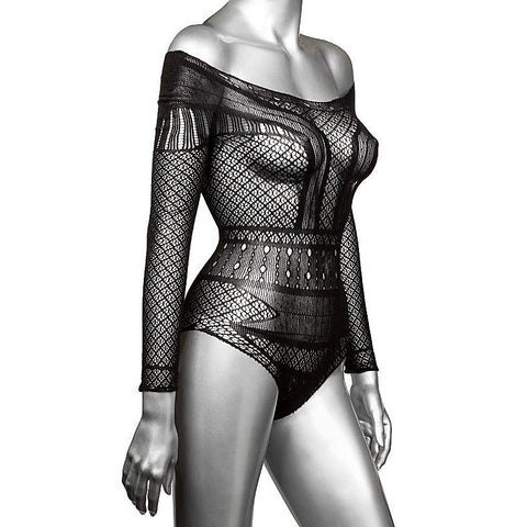 Scandal Off The Shoulder Body Suit By California Exotics - Hosiery