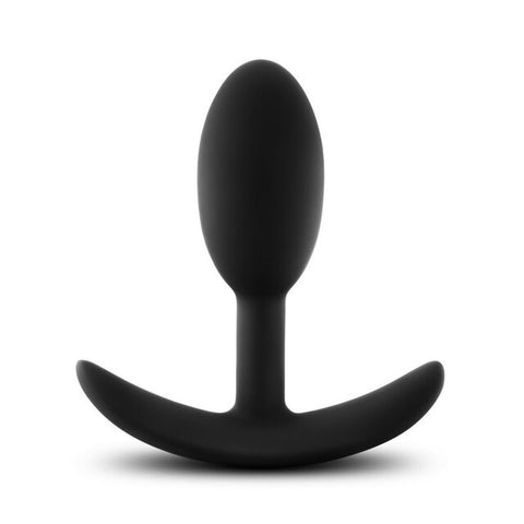 Anal Adventures Platinum Silicone Vibra Plug - Butt Plugs
