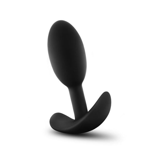 Anal Adventures Platinum Silicone Vibra Plug - Butt Plugs