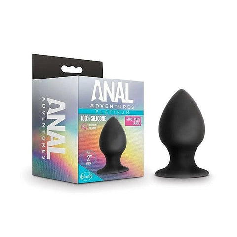 Anal Adventures Platinum Anal Stout Plug - Butt Plugs