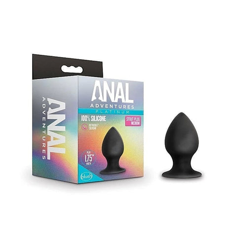 Anal Adventures Platinum Anal Stout Plug - Butt Plugs