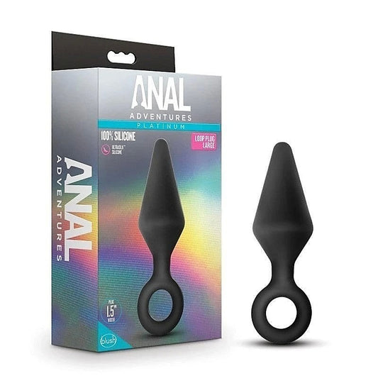 Anal Adventures Platinum Loop Plug By Blush Novelties - Butt Plugs