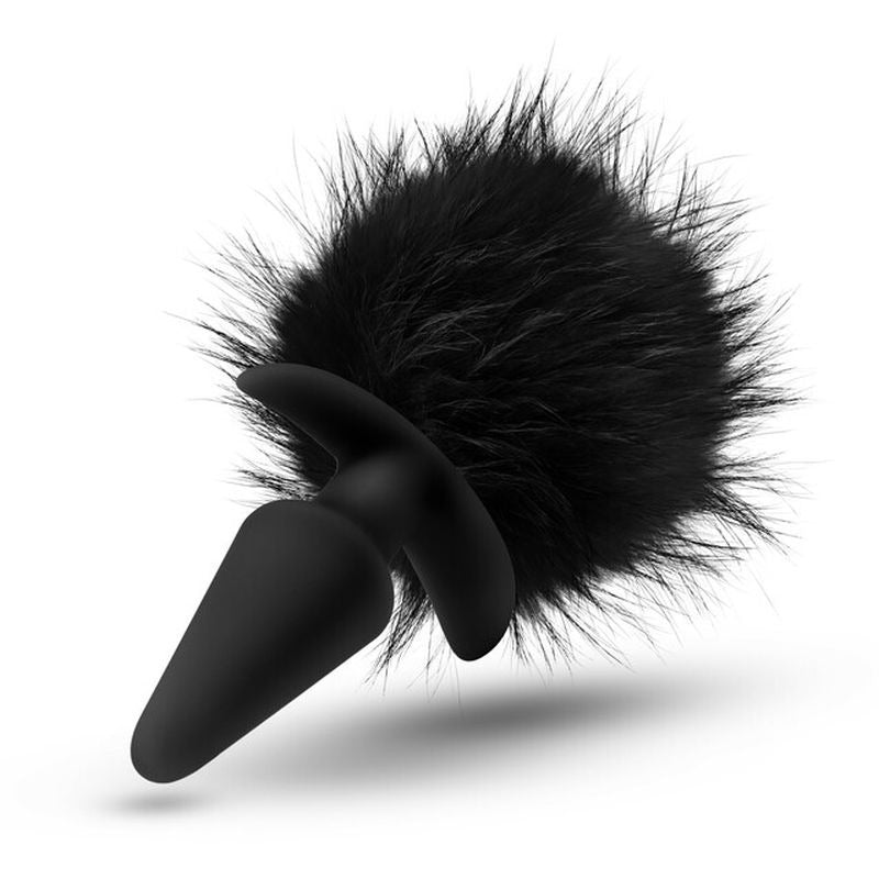 Anal Adventures Platinum Rabbit Tail Plug - Butt Plugs