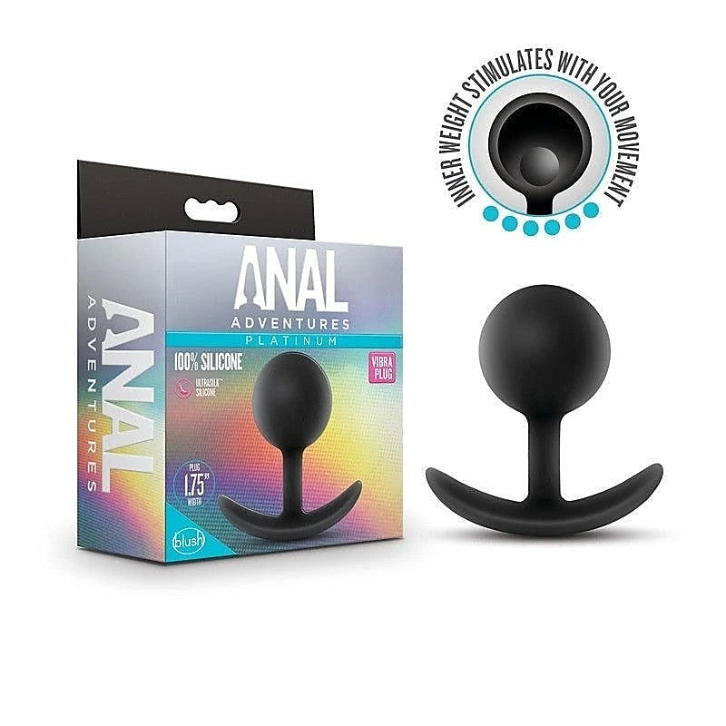 Anal Adventures Platinum Vibra Plug By Blush Novelties - Butt Plugs