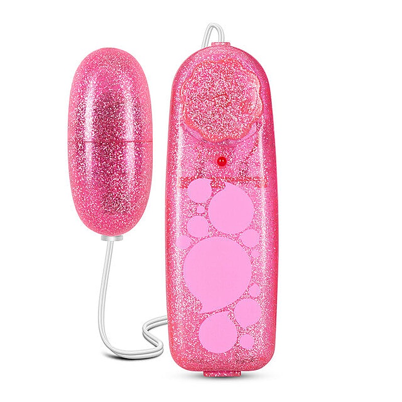 B Yours Glitter Power Bullet - Blue - Bullet Vibrators