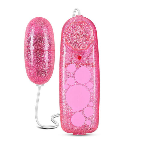 B Yours Glitter Power Bullet - Blue - Bullet Vibrators