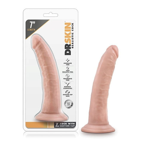Dr. Skin Cock + Suction Cup - Flesh