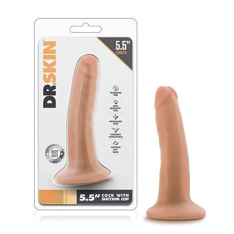 Dr. Skin Cock + Suction Cup - Flesh
