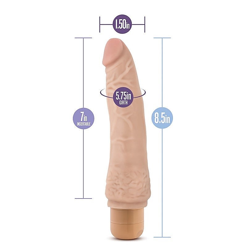 Dr. Skin Vibe 7 by Blush Novelties - Vibrating Dildos