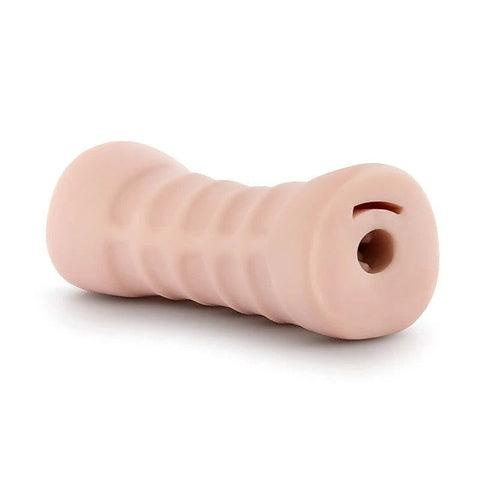 Lifelike Ribbed Vibrating Masturbator - M For Men Ashley - Masturbators and Strokers