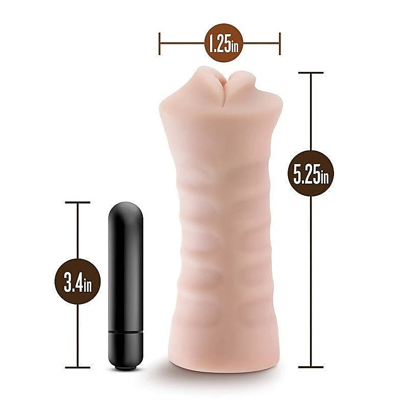 M For Men Skye - Flesh- Hilarious Mouth-Shaped Masturbator - Masturbators and Strokers