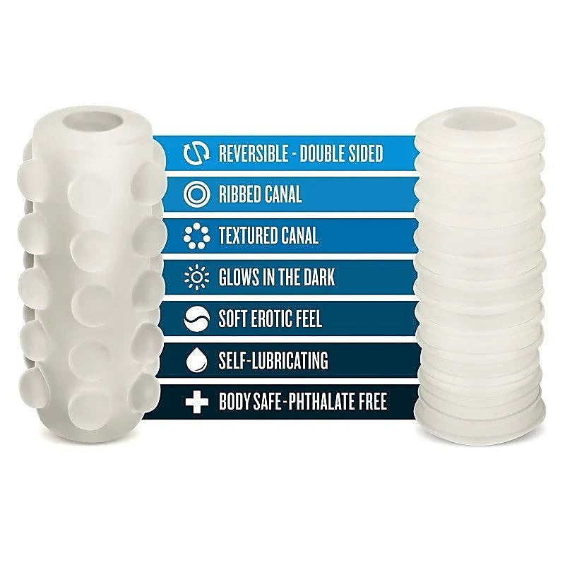 Illuminate Your Nights with M For Men Reversible Orb Stroker - Masturbators and Strokers