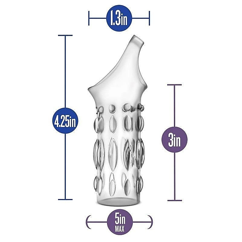 Performance Studded Sleeve By Blush Novelties - Pumps, Extenders and Sleeves