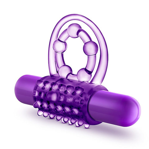 Play With Me The Player Vibrating Cock & Ball Rings - Ball and Cock Toys