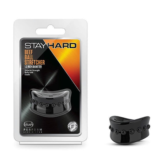 Stay Hard Beef Ball Stretcher By Blush Novelties - Ball and Cock Toys