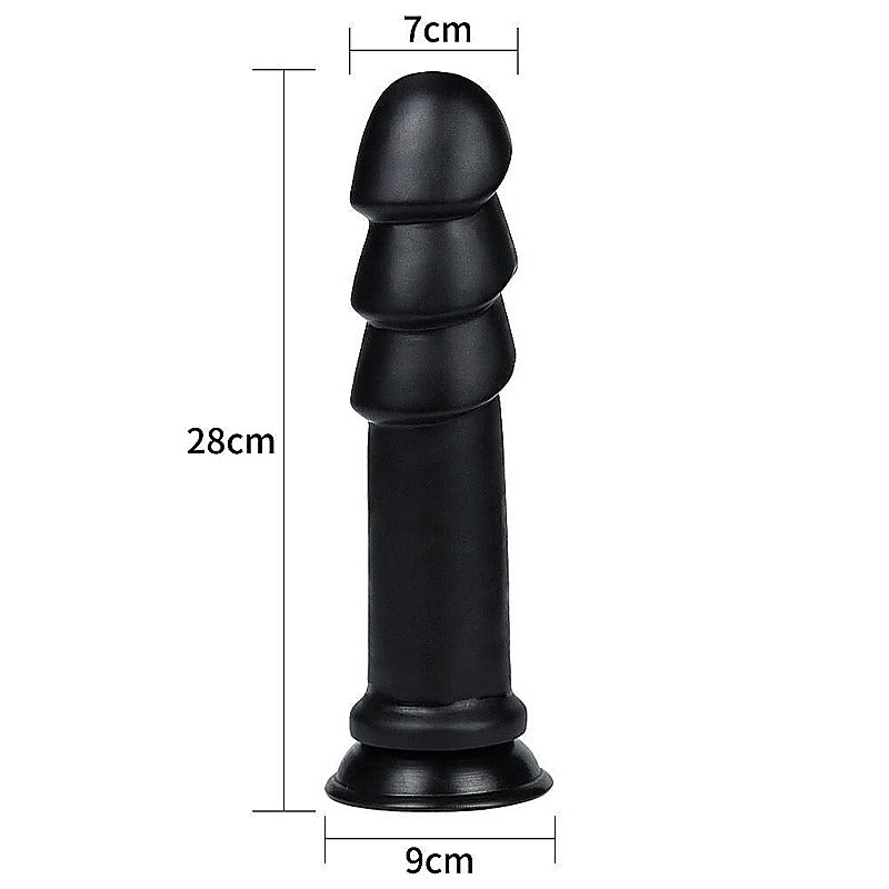 King Sized Anal Ripples Mega Butt Plug By Lovetoy - Butt Plugs