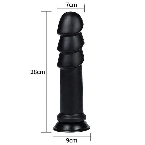 King Sized Anal Ripples Mega Butt Plug By Lovetoy - Butt Plugs