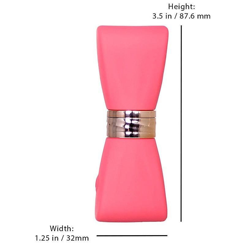 M-Lady Pinpoint Bow Tie Clitoral Wand Massager - Clit Ticklers and Pulsators