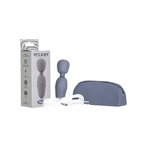 M-Lady Tiny Rechargeable Vibrating Wand Massager - Body Wands