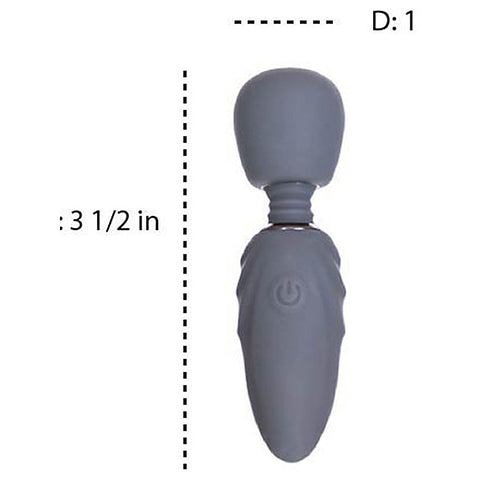 M-Lady Tiny Rechargeable Vibrating Wand Massager - Body Wands