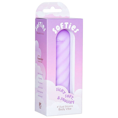 Softies Dual Layer Silicone Bullet Vibrator By Bms Factory - Bullet Vibrators