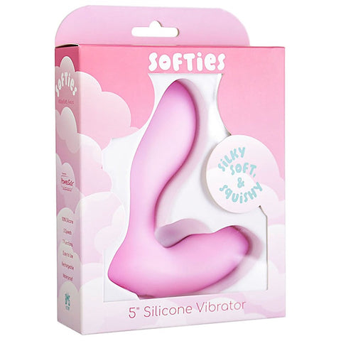 Softies Dual Layer Silicone Anal Vibrator By Bms Factory - Anal Vibrators