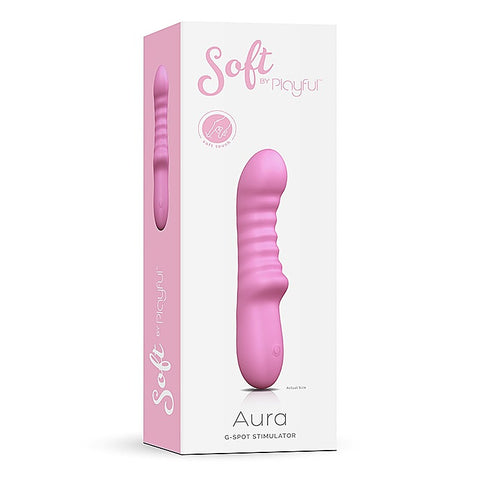 Soft By Playful Aura G-Spot Stimulator By Evolved - G-Spot Vibrators