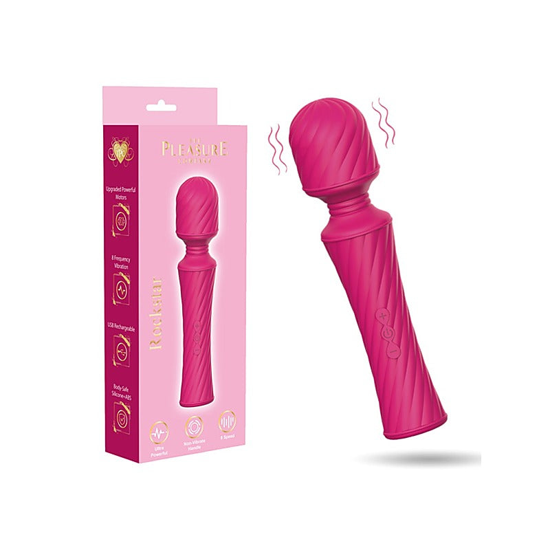 Rockstar 8 Functions Body Wand Massager By Full Circle - Body Wands