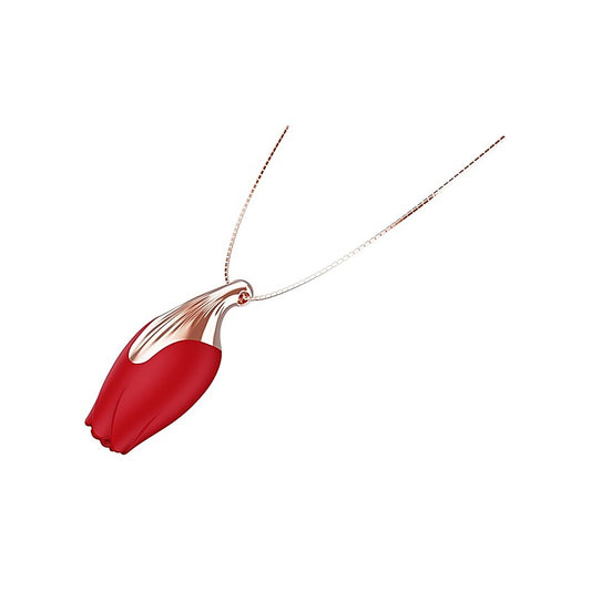 Full Circle Patina Vibrating Rose Necklace Clit Vibe